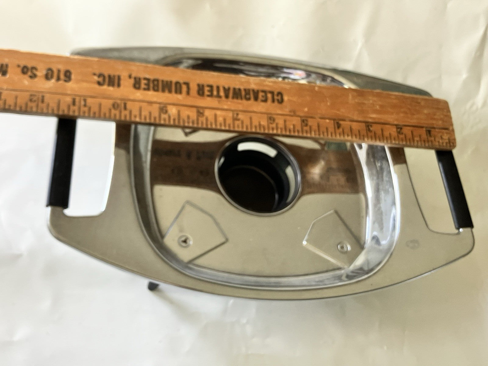 Vintage Double Handled Metal Casserole Warmer, Fits Single Stern-o, Four Footed