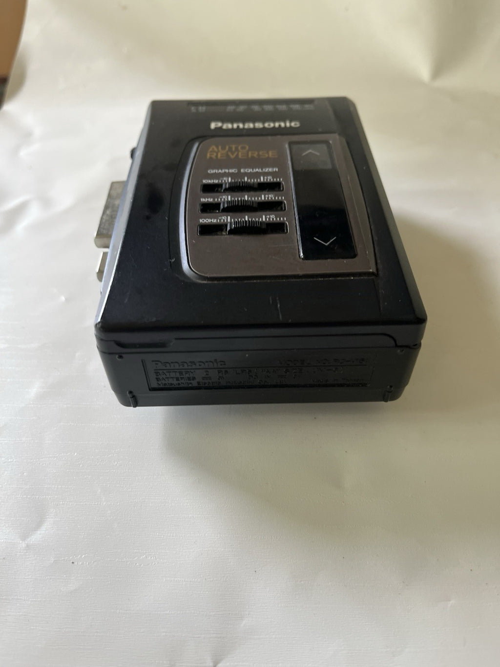Panasonic RQ-V151  Portable AM / FM / Auto Reverse Cassette Player Works!!
