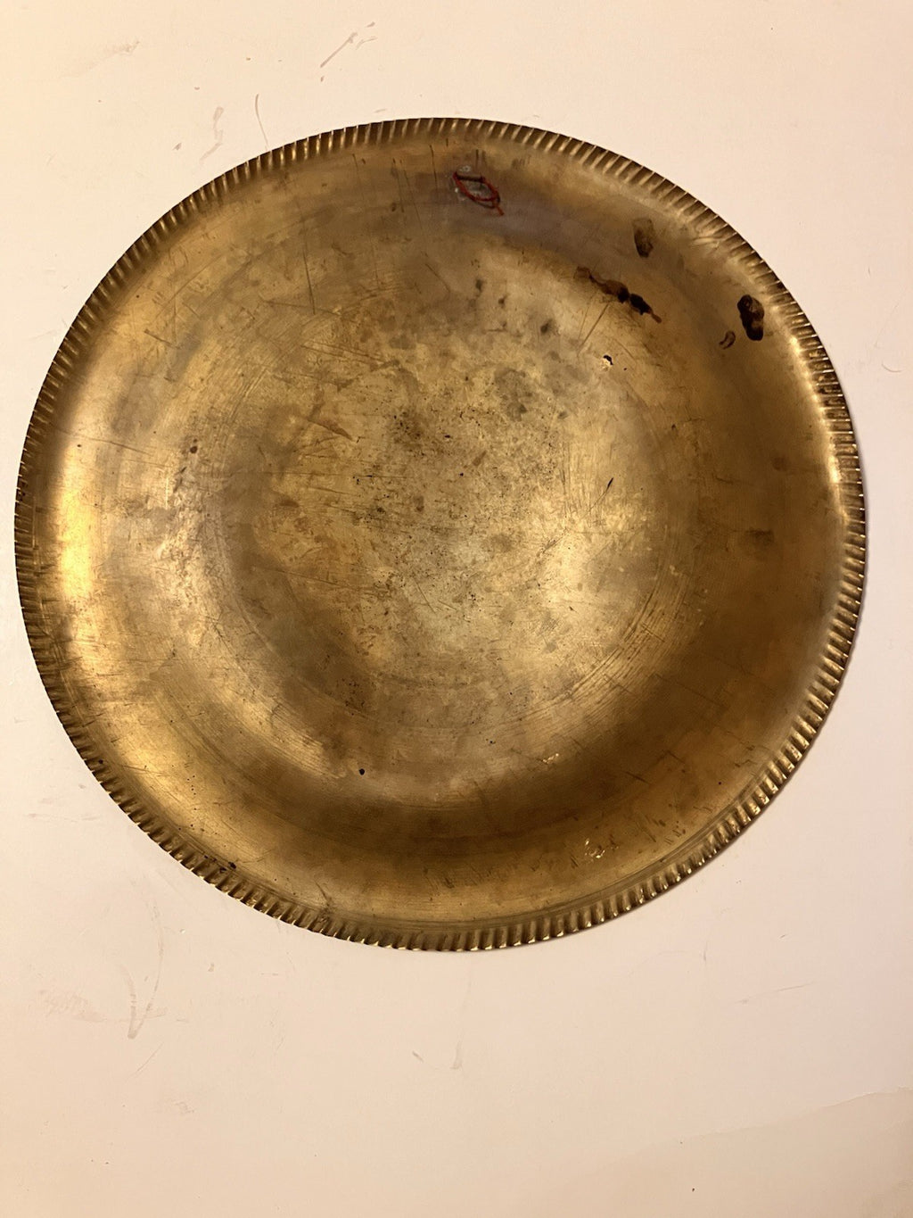 Vintage Egyptian/African Copper And Black Etched Wall Plate. EVC And Unique!