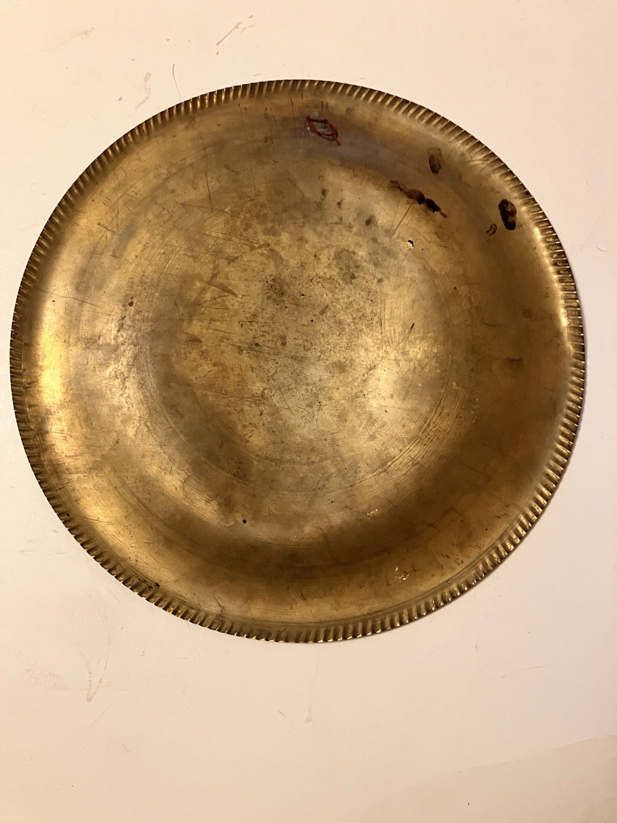 Vintage Egyptian/African Copper And Black Etched Wall Plate. EVC And Unique!