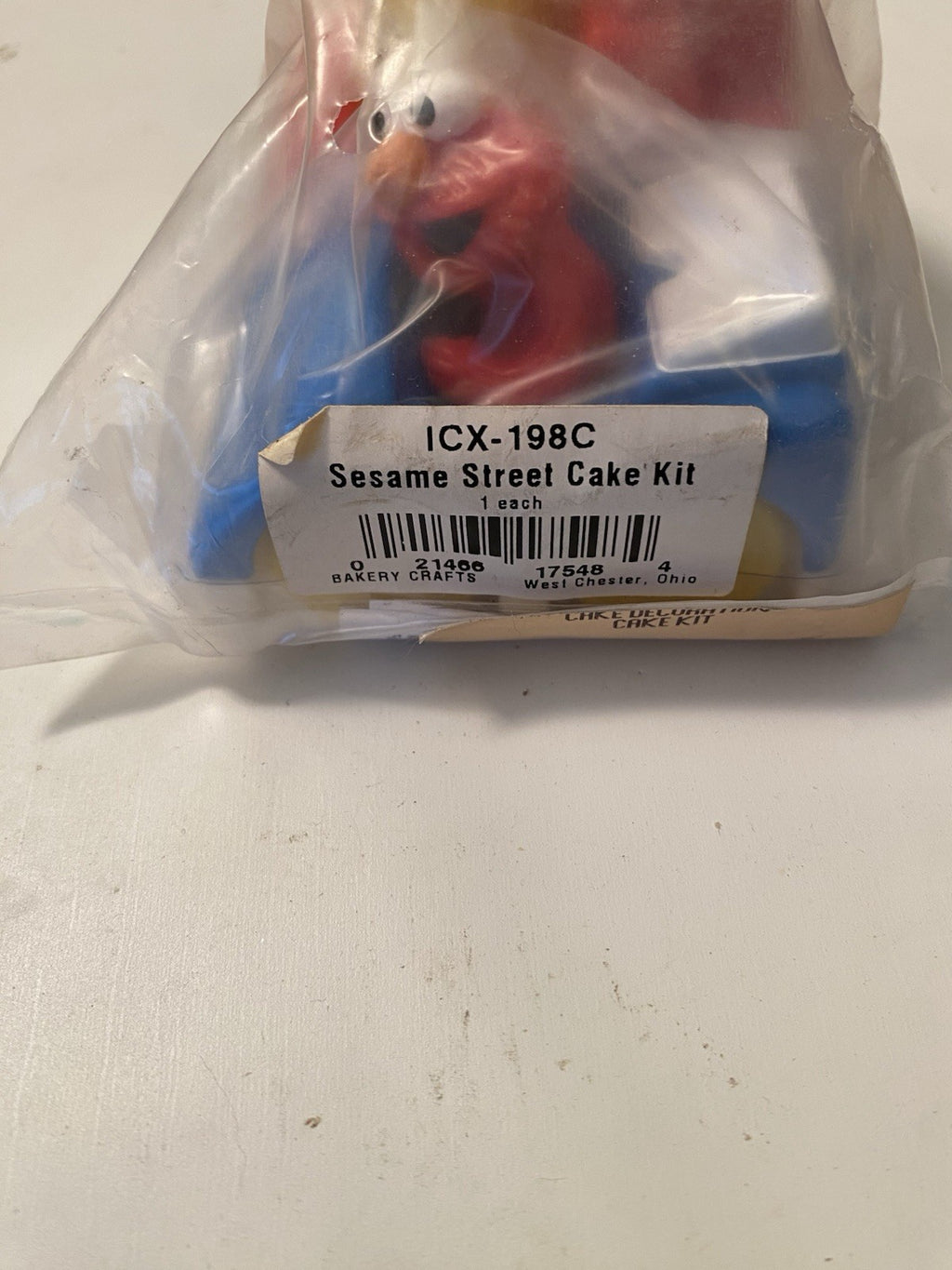 Sesame Street Bakery Crafts Elmo & Big Bird Figures Cake Topper NEW