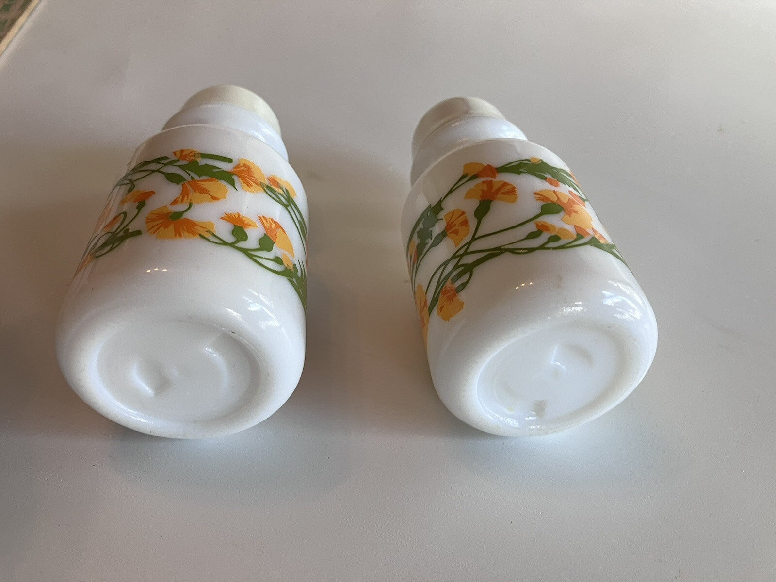1968 Avon Milk Glass Salt And Pepper Shakers