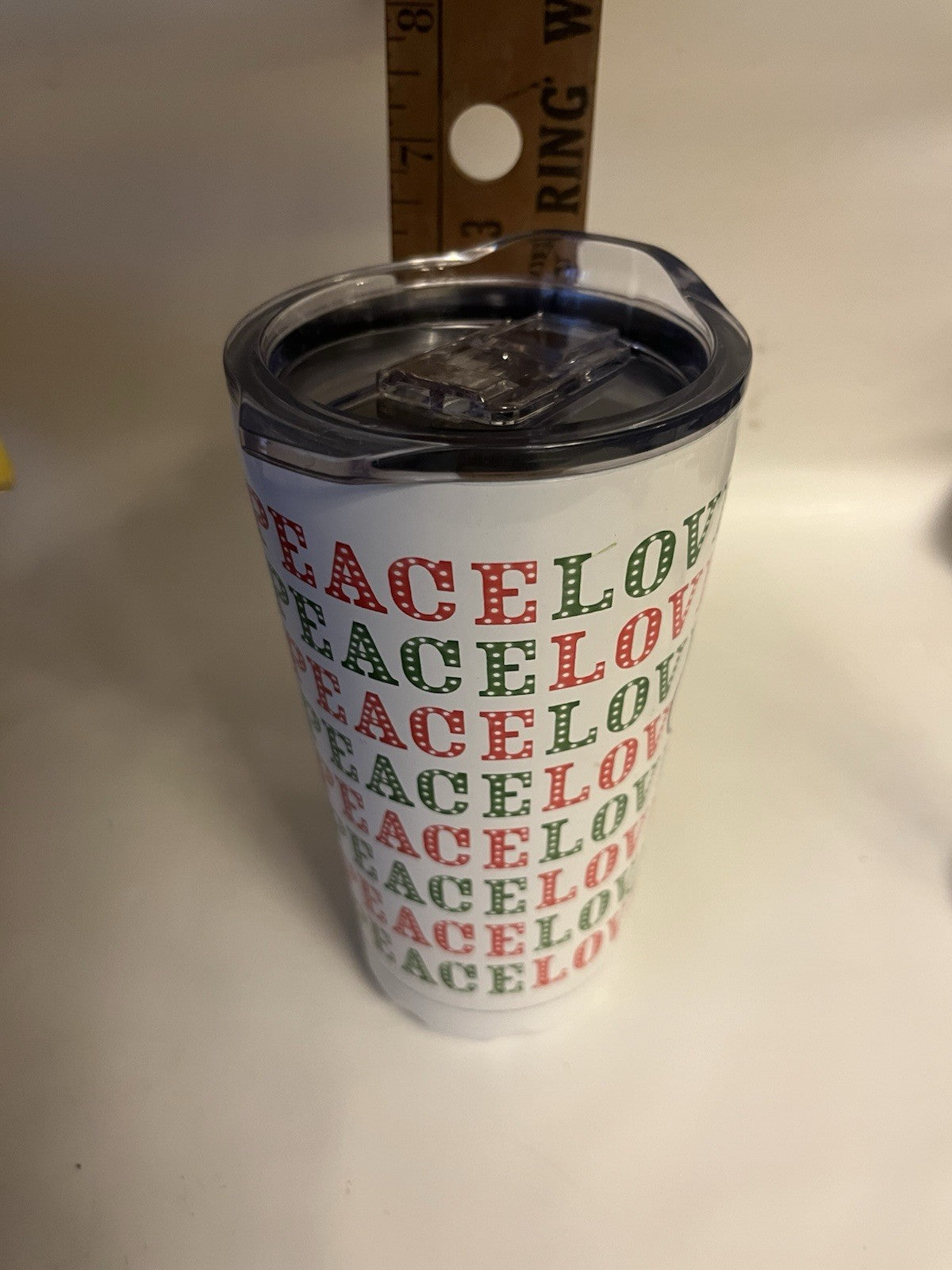 Snoopy Christmas Tumbler New Old Stock Nice