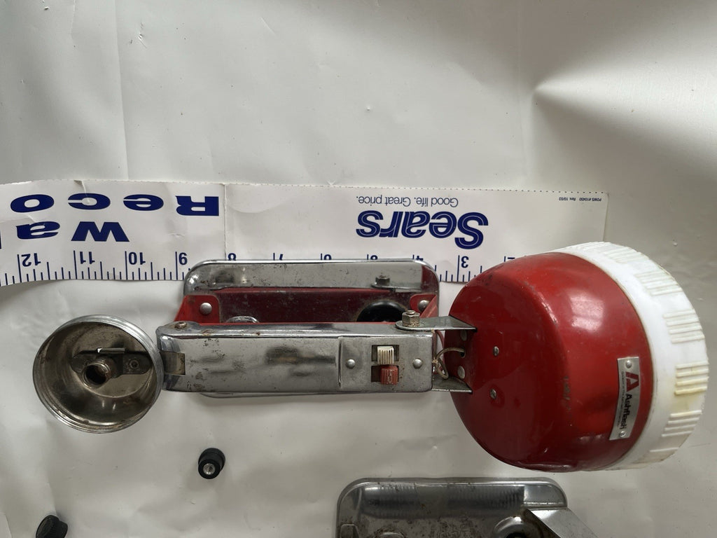 2-Vintage Retro Silver Ray-O-Vac Sportsman Lantern Light/ Ashcroft Red Lantern