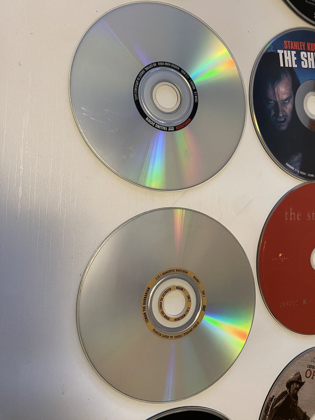 Lot of 49 DVDs Movies American Gangster/Open Range/Silence of the Lamb/Kiss The