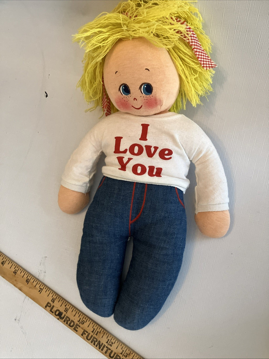 Rare Vintage Bubbychubs 16” “I Love You” Girl Doll Franklin, TN