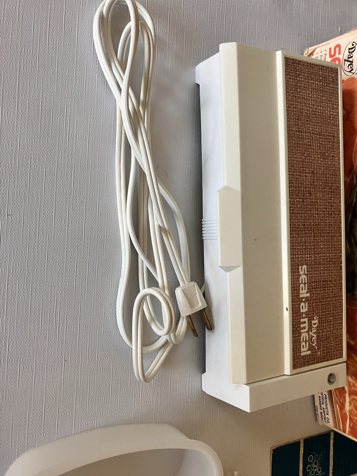 Vintage Dazey White Seal-a-Meal Kit In Original Open Box, Complete