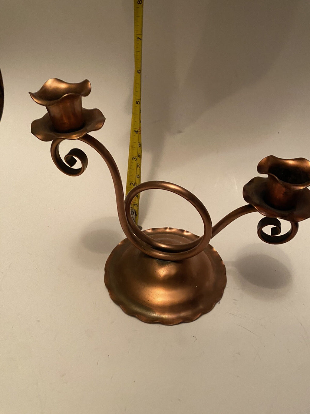 Vintage Gregorian Copper Candelabras