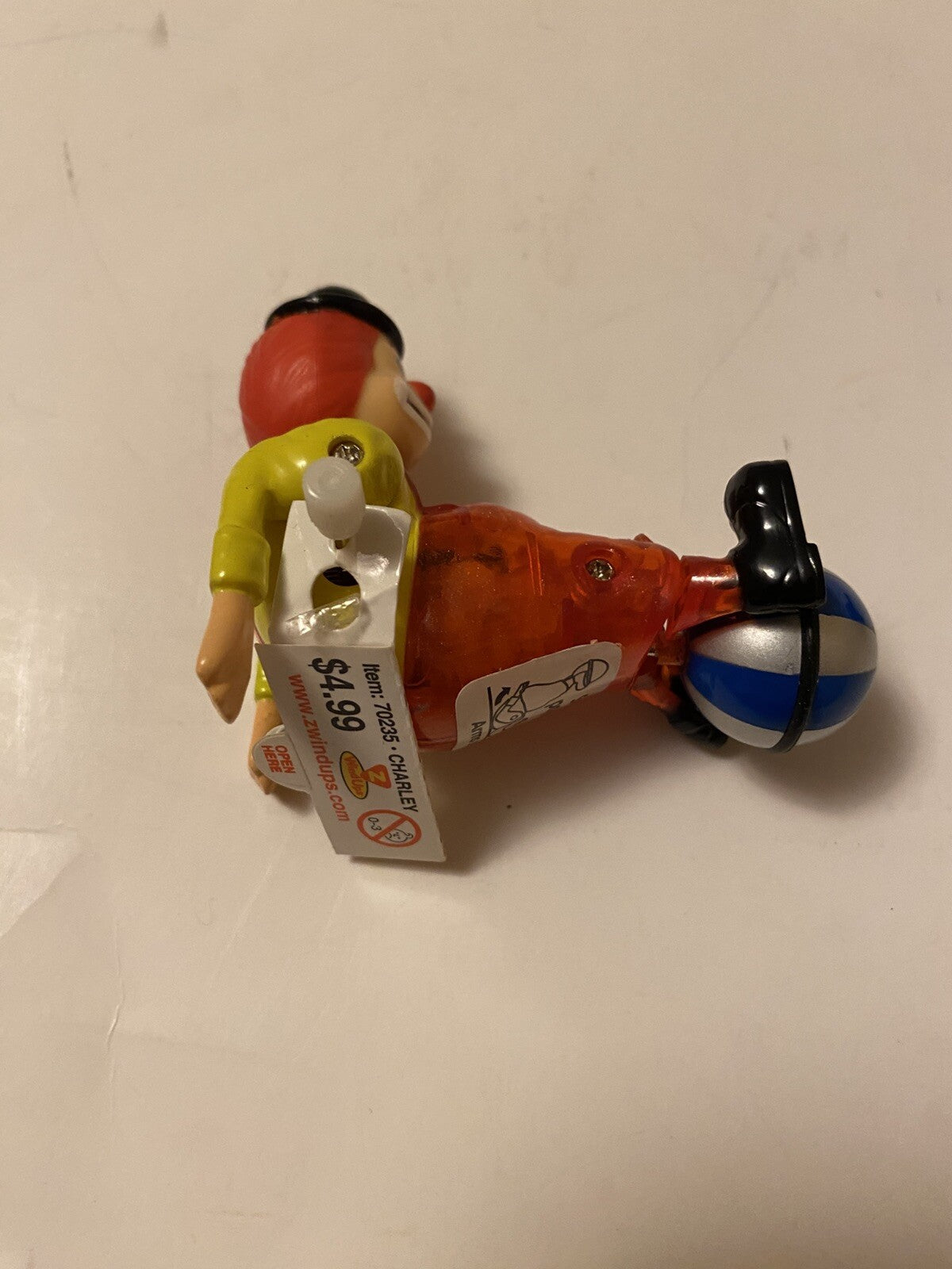 Z Wind Ups Charley Clown California Creations Tested Works Plastic Toy
