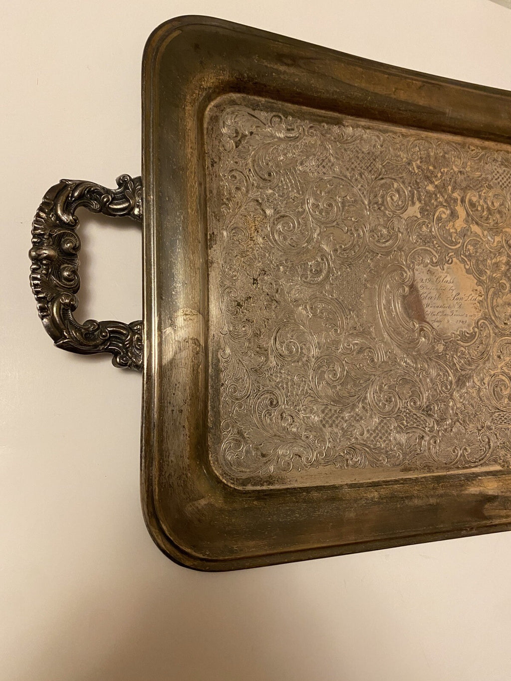 Wm A Roger’s Tray 197 -1949 Woodstock, New Brunswick J Clark & Son Col. Dan Time