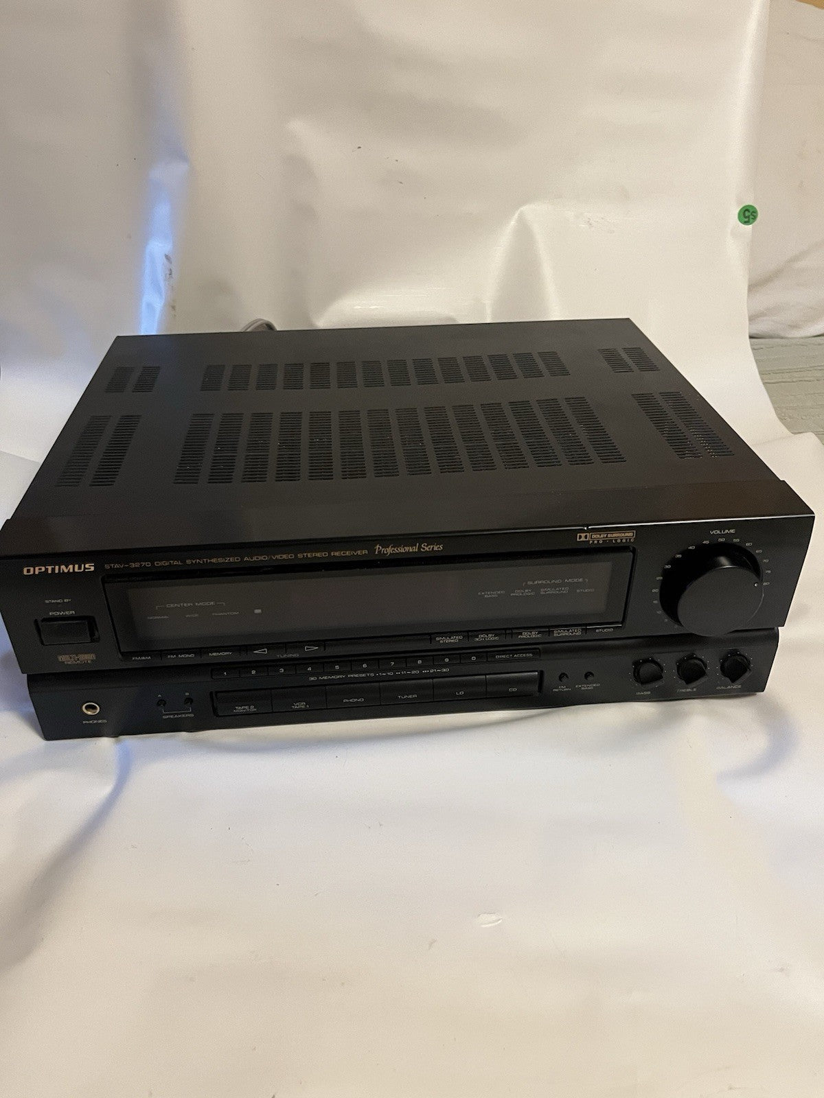 Optimus Professional Series Stav-3270 Receiver-Working