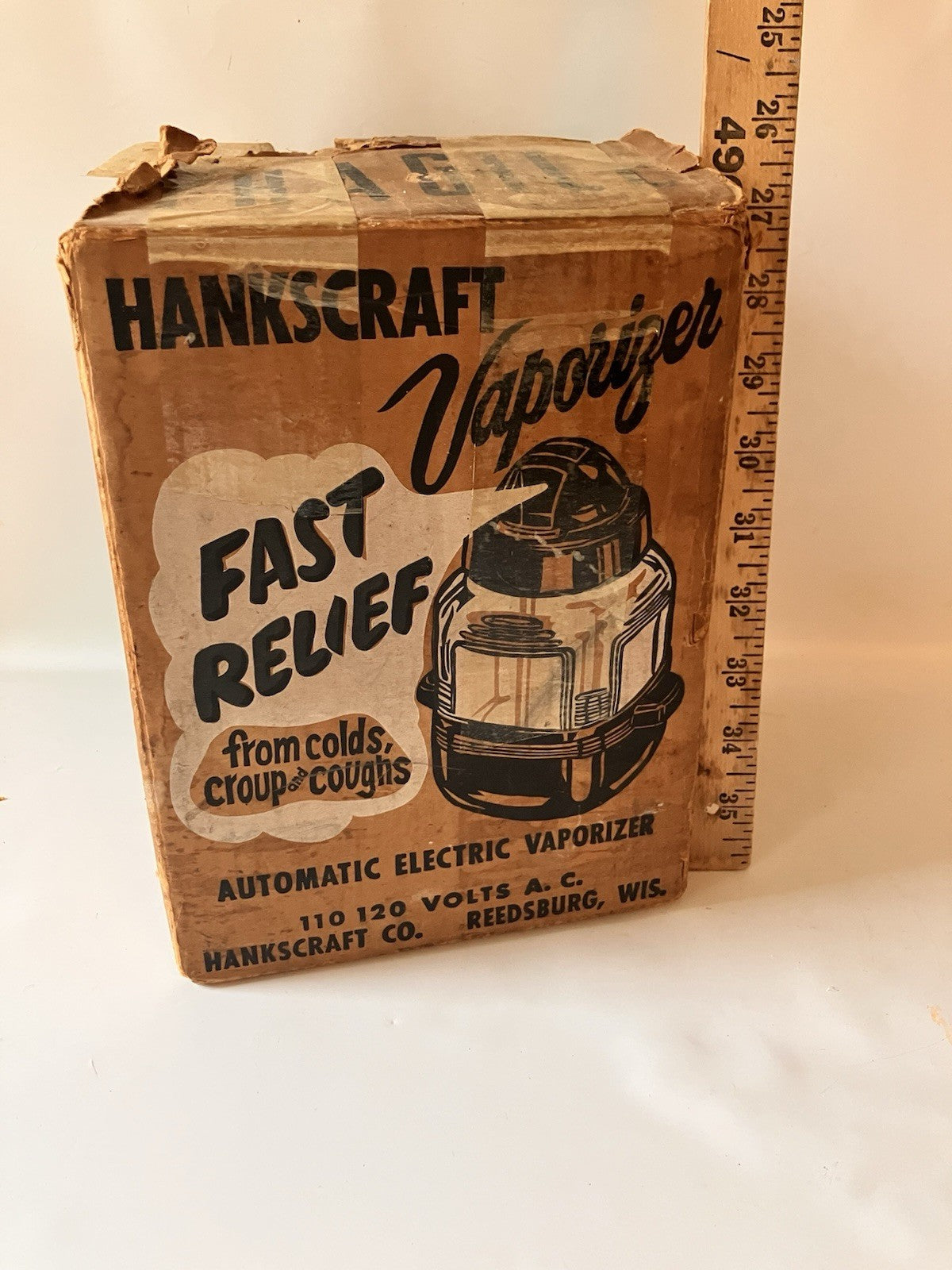 Vintage Hankscraft Electric Steam Vaporizer Model 203 W/ Original Box