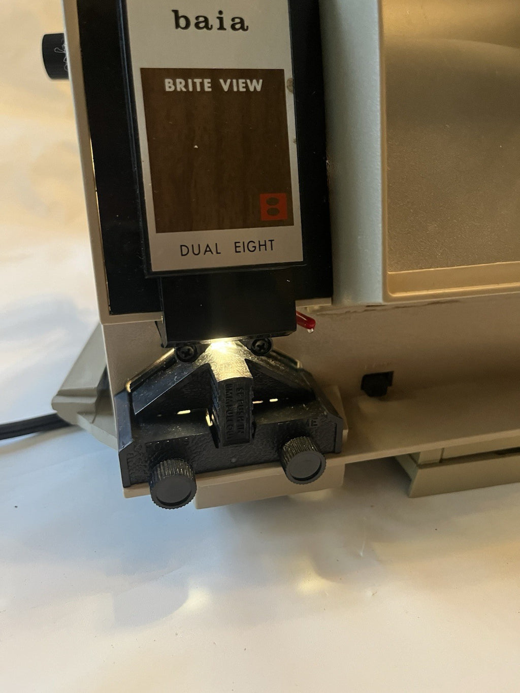 Vintage Baia Brite View Dual 8 Movie Film Editor, Works!