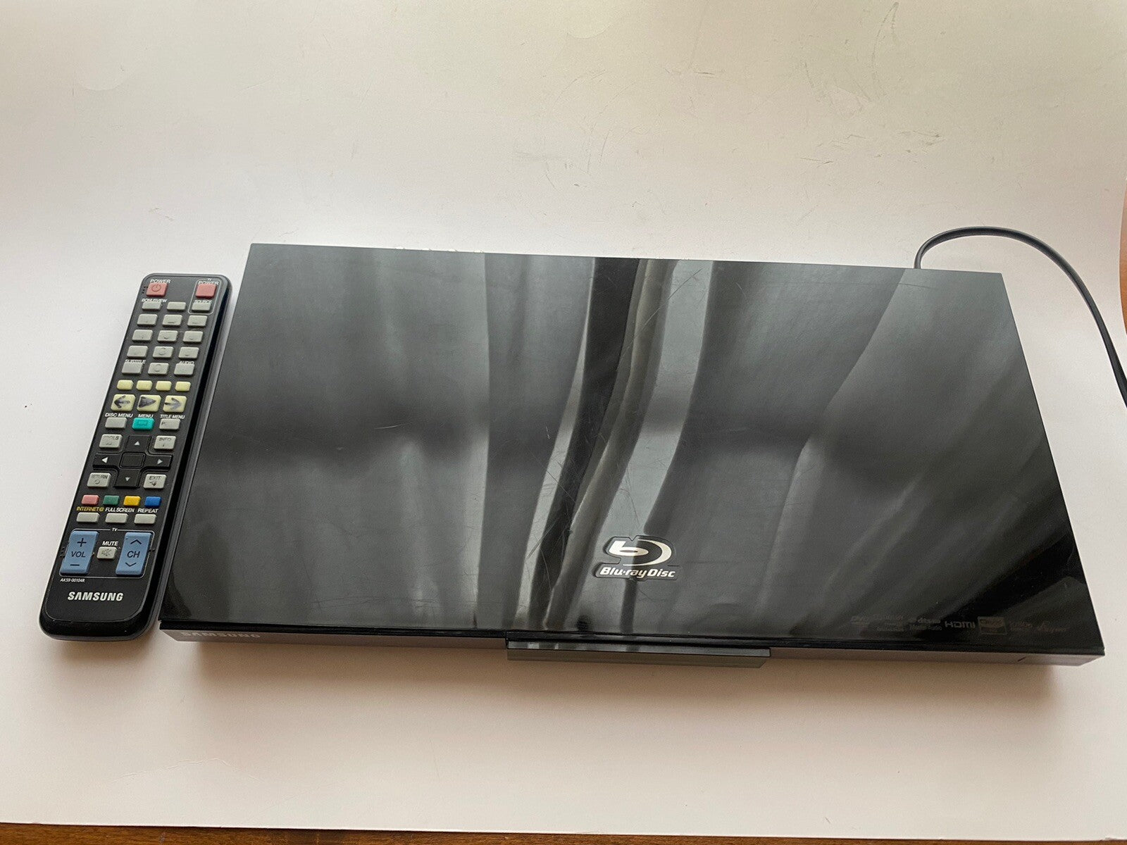 Samsung BD-C6500 Blu-Ray DVD Player w/ Remote Working Unit