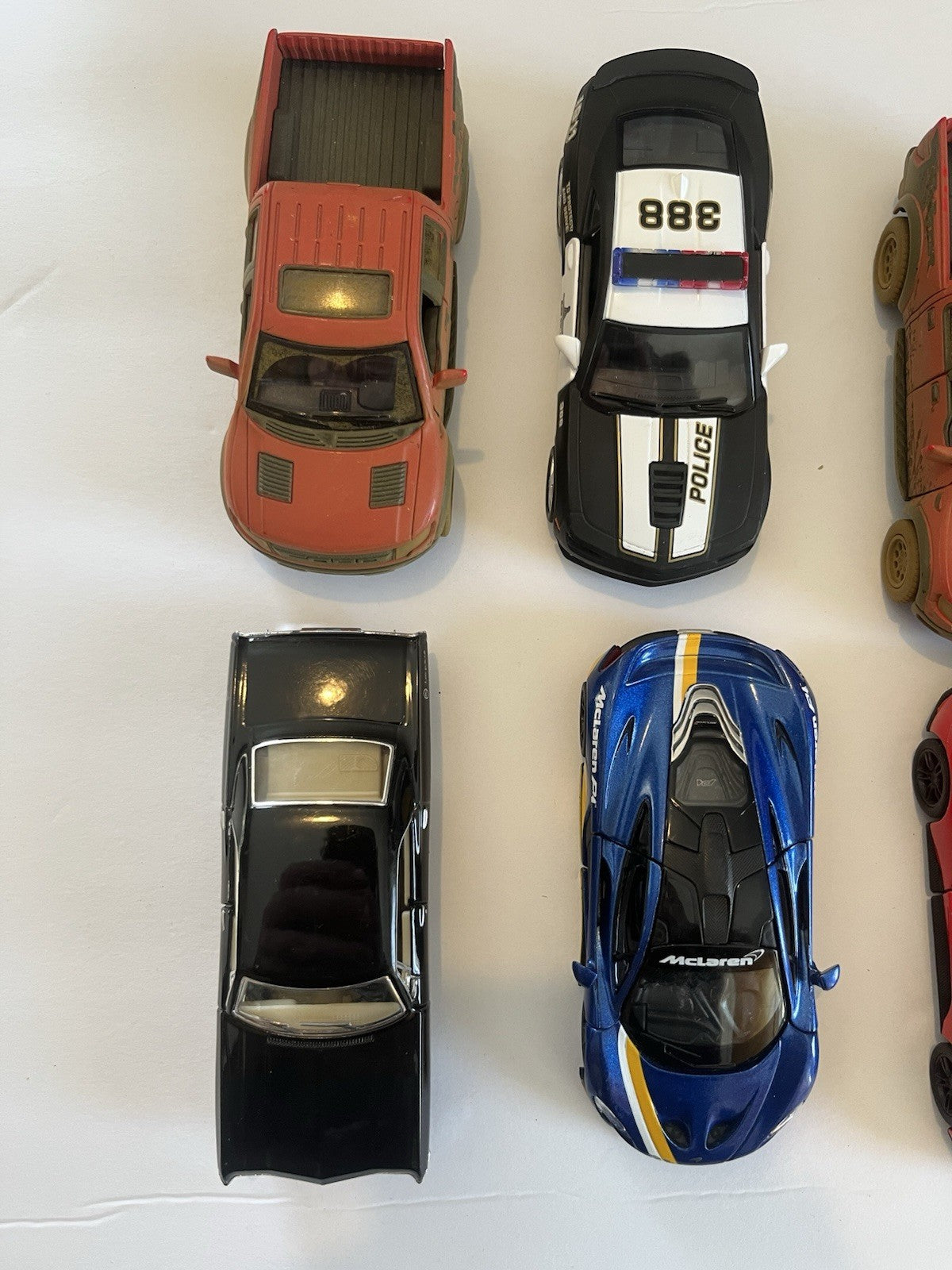 Lot of 9 Diecast Cars 1:38 1:42 Mclaren/F-150/Impala/Lambo