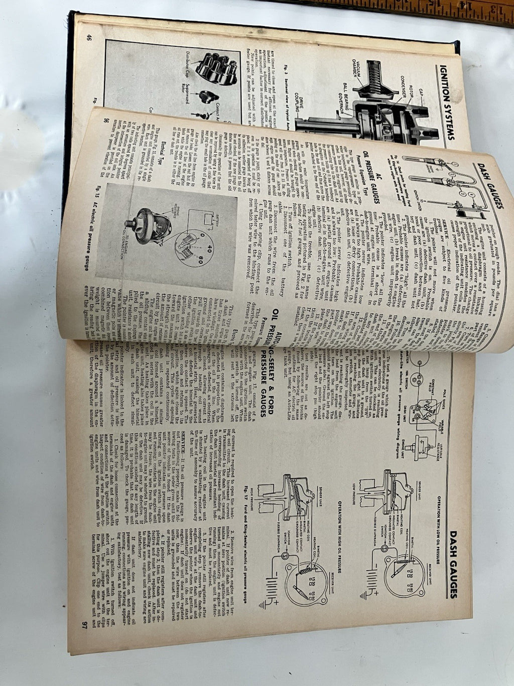 Vintage 1958 Motor's Auto Repair Manual 21st Edition