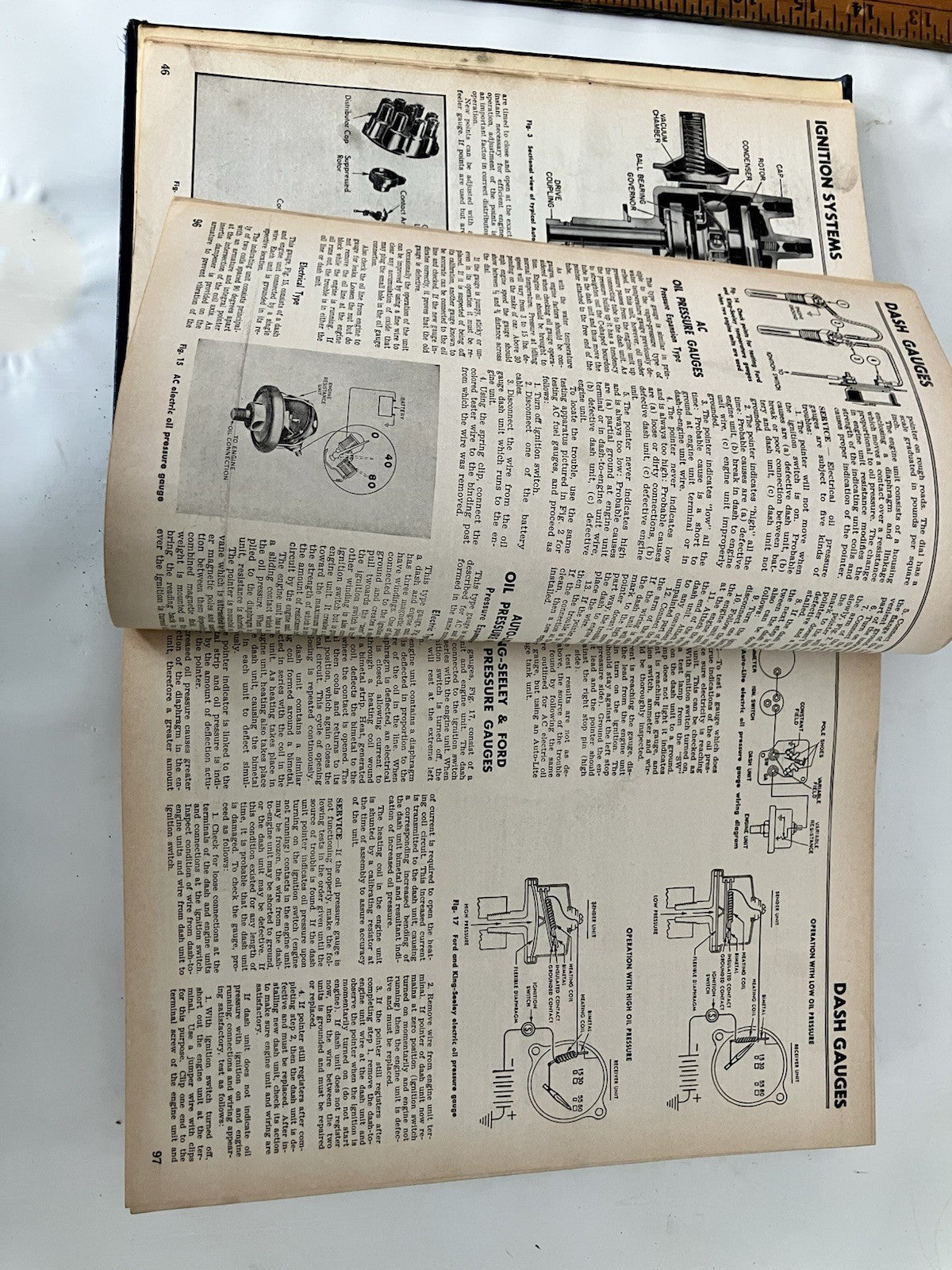Vintage 1958 Motor's Auto Repair Manual 21st Edition