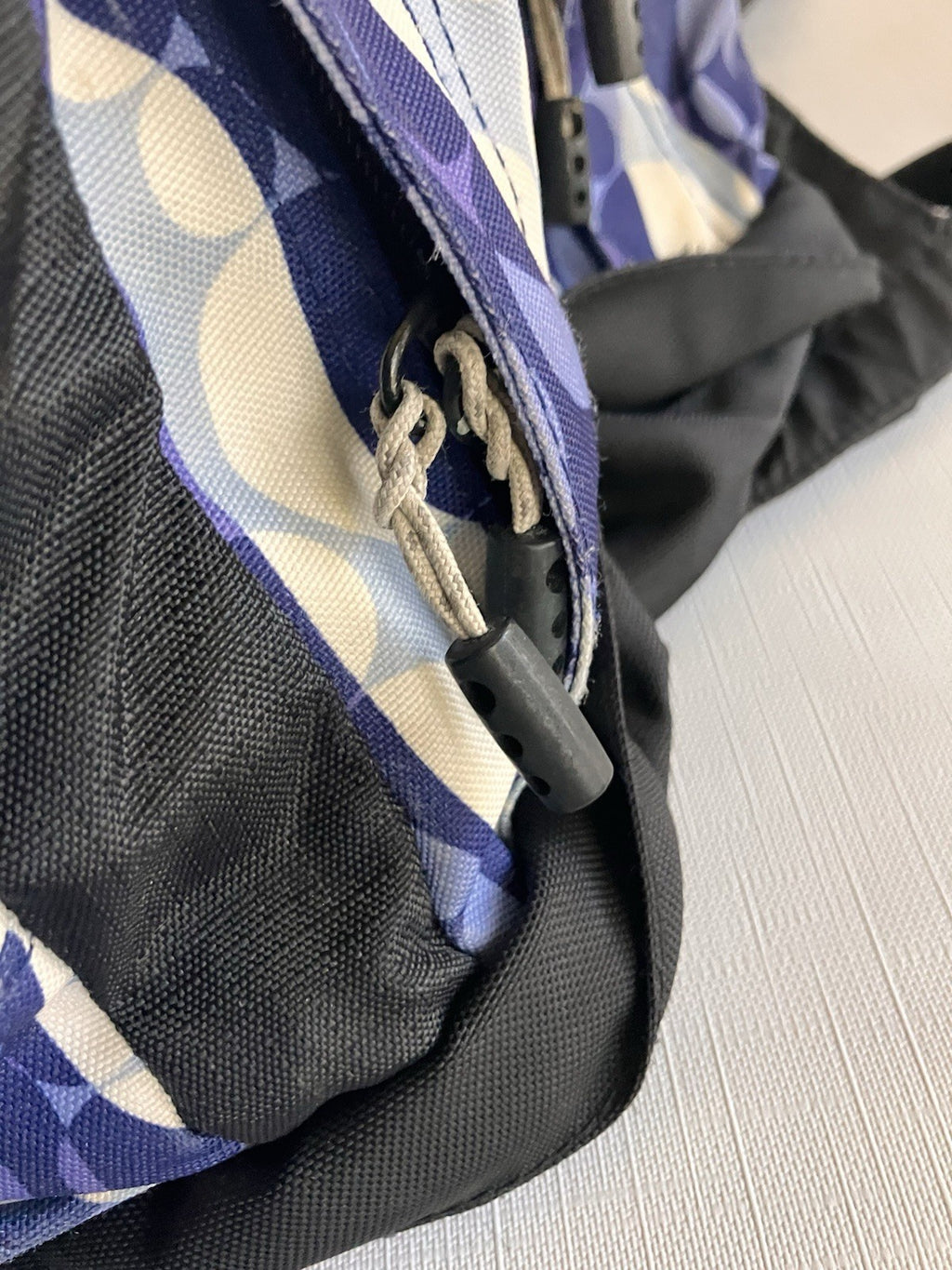 L.L.Bean Purple Two Toned And White large Backpack NOT monogrammed!