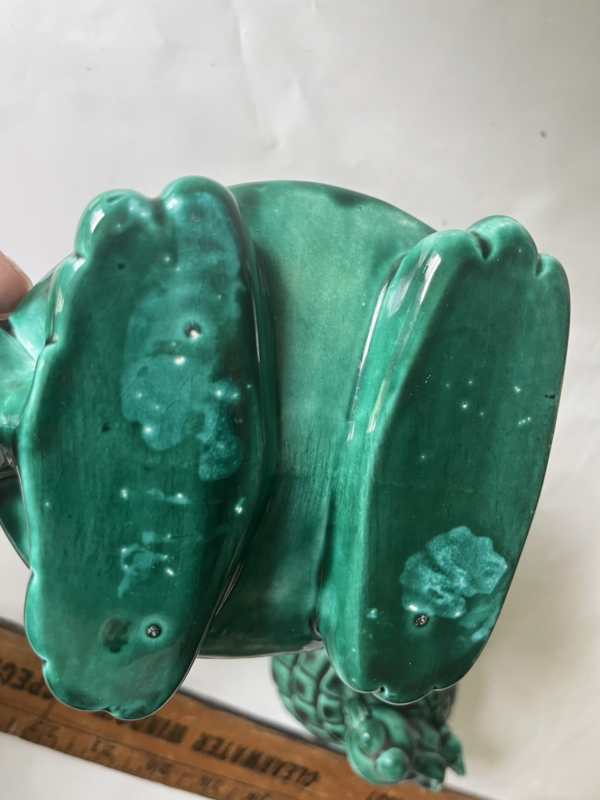 Vintage Turtle And Frog Ceramic Trinket Box; EVC