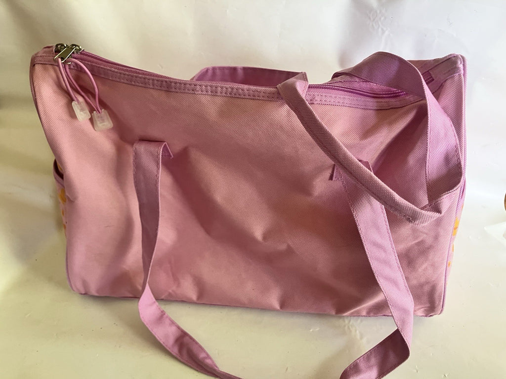 Y2K Pink Care Bear Duffle Bag. EUC With Accessory Bag By FAB Starpoint