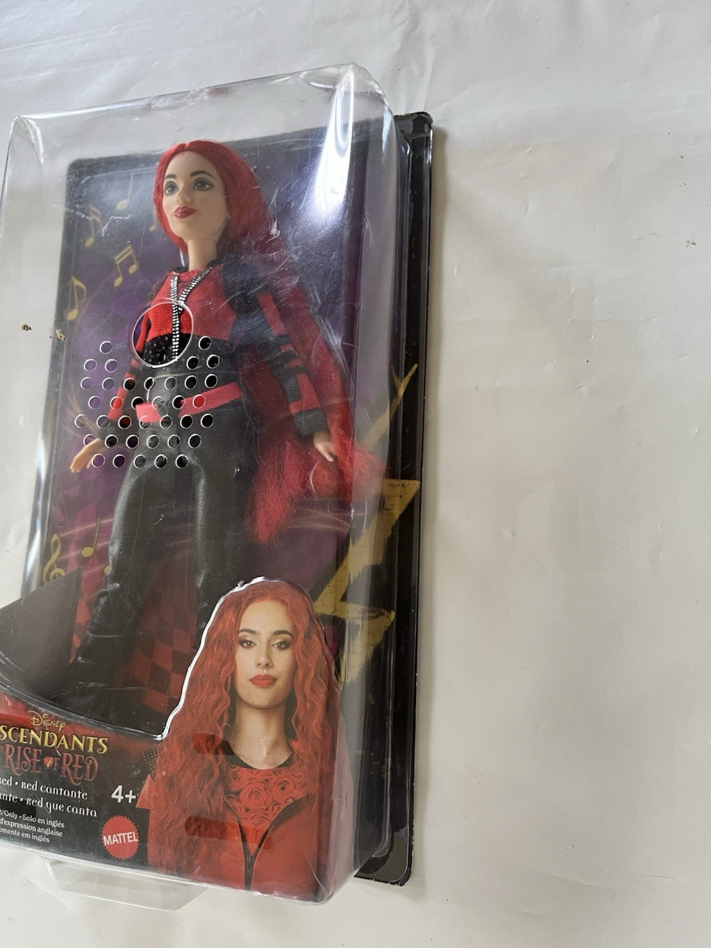 Disney Descendants The Rise of Red Singing Doll Sings Seeing Red New Damaged Box