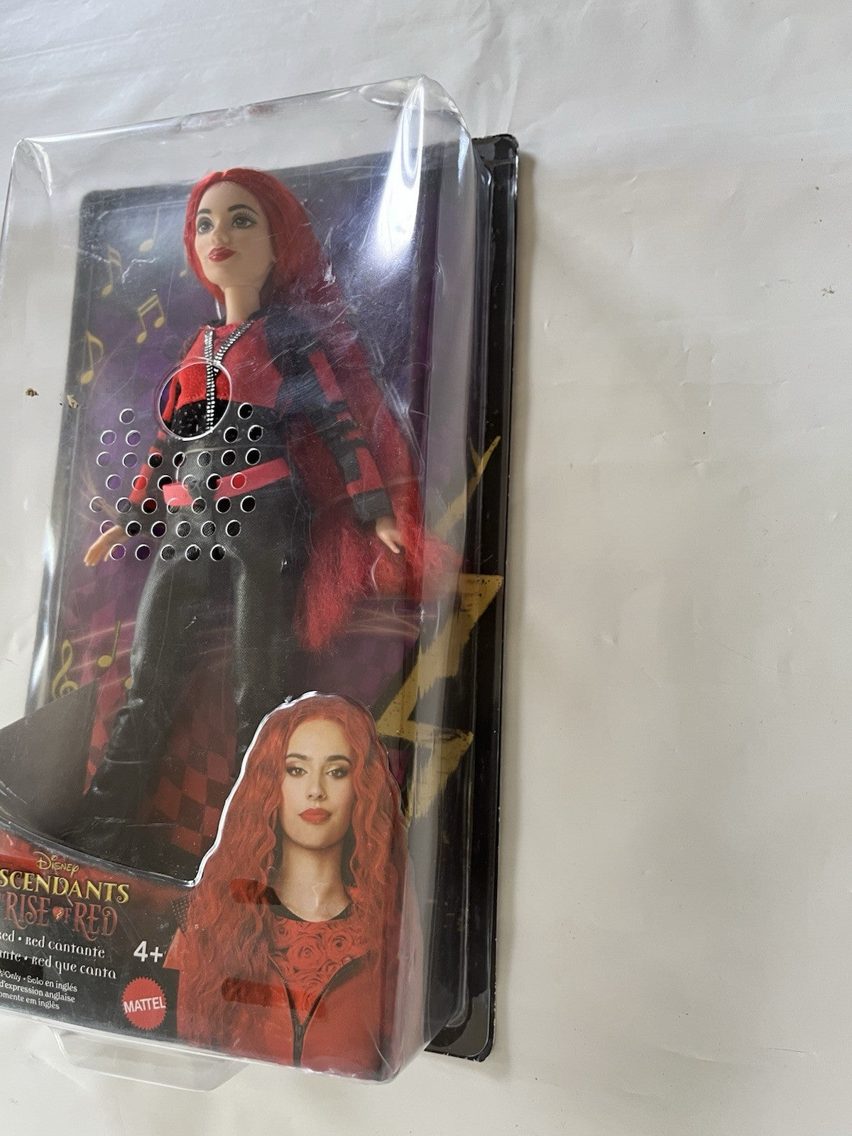 Disney Descendants The Rise of Red Singing Doll Sings Seeing Red New Damaged Box