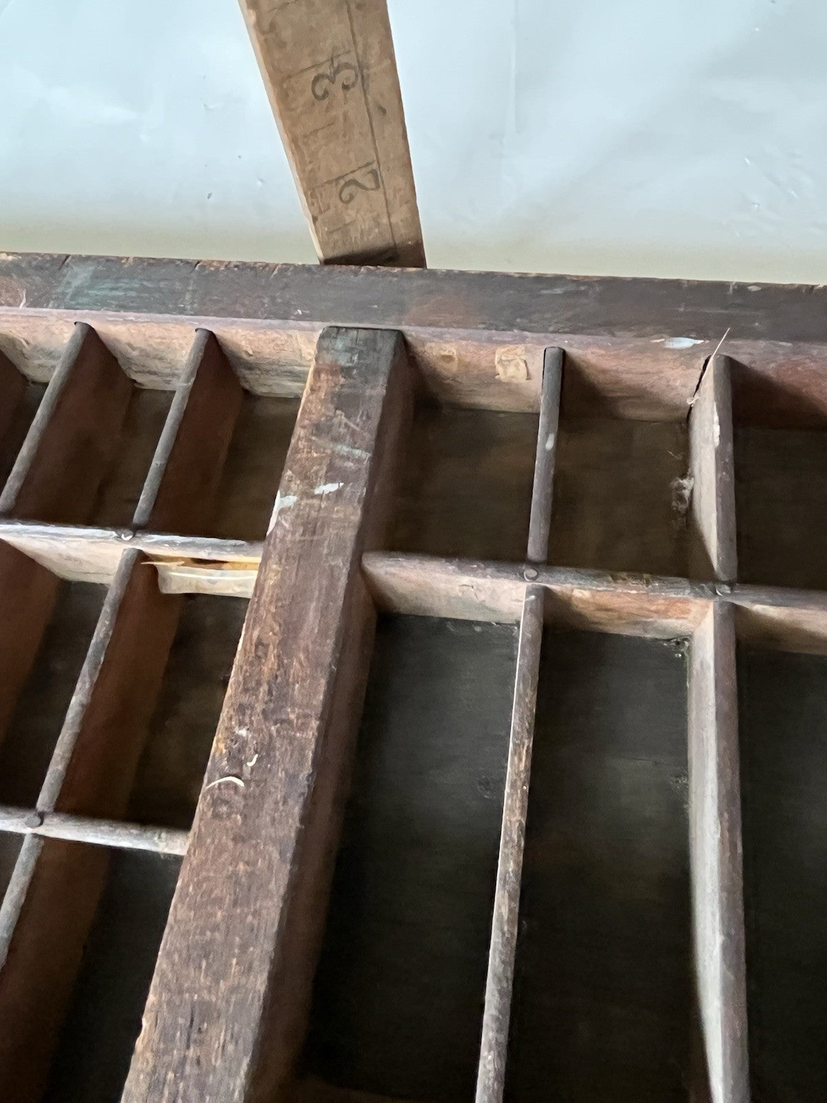 Antique Hamilton Letterpress Printer Drawer/Tray/Shadow Box 32.25" x 15.625"