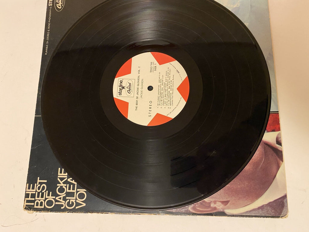 Lot of 2 Jackie Gleason Lps Vinyl Irving Berlin Music For Lovers/The Best Vol. 2