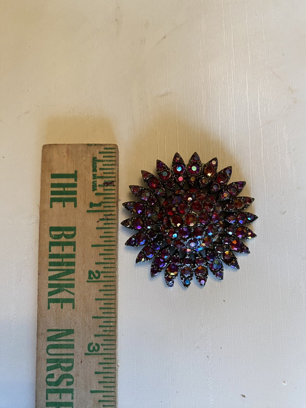 Vintage Laila Rowe Red Brooch
