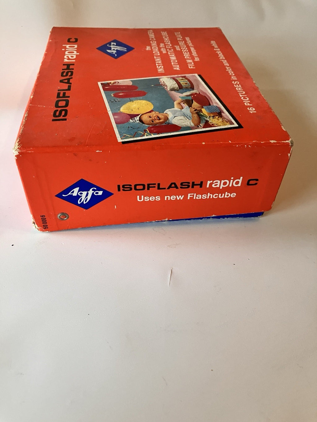Vintage Agfa Isoflash Rapid C Instant Loading Camera with Box, Flashcube & More