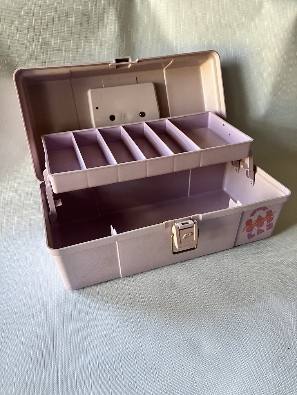 Vintage Caboodle Vanity Travel Case Make Up, Lavender-Purple