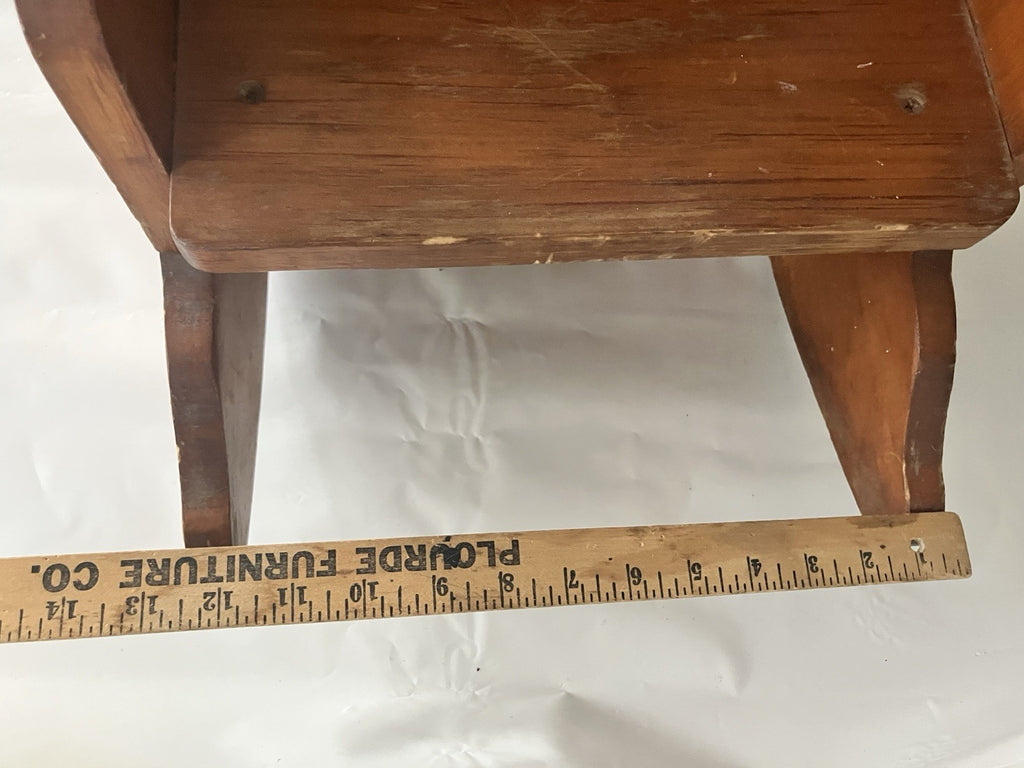 Vintage Wooden Child’s Rocking Chair, 24” Tall