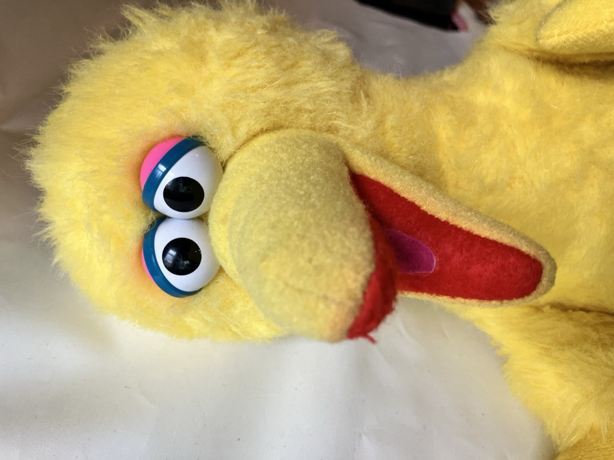 Vintage Sesame Street Bert, Ernie, Big Bird Hasbro Softies & Grouch Applause Ppt