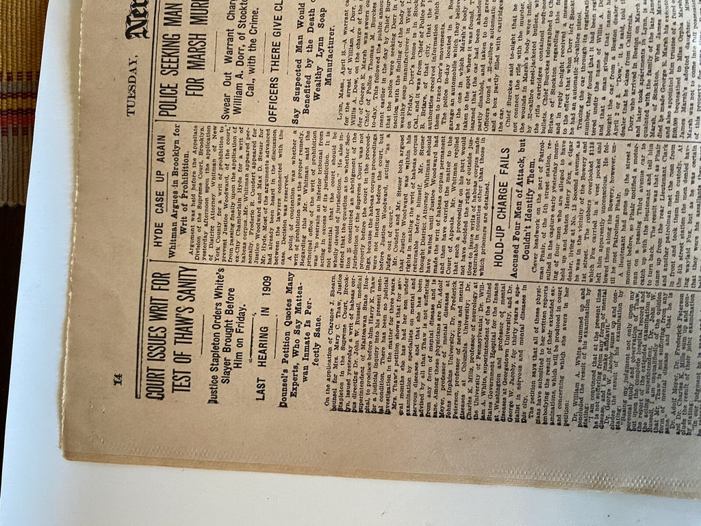 Titanic Sinks!  New York Tribune Newspaper April 16, 1912 Reprint