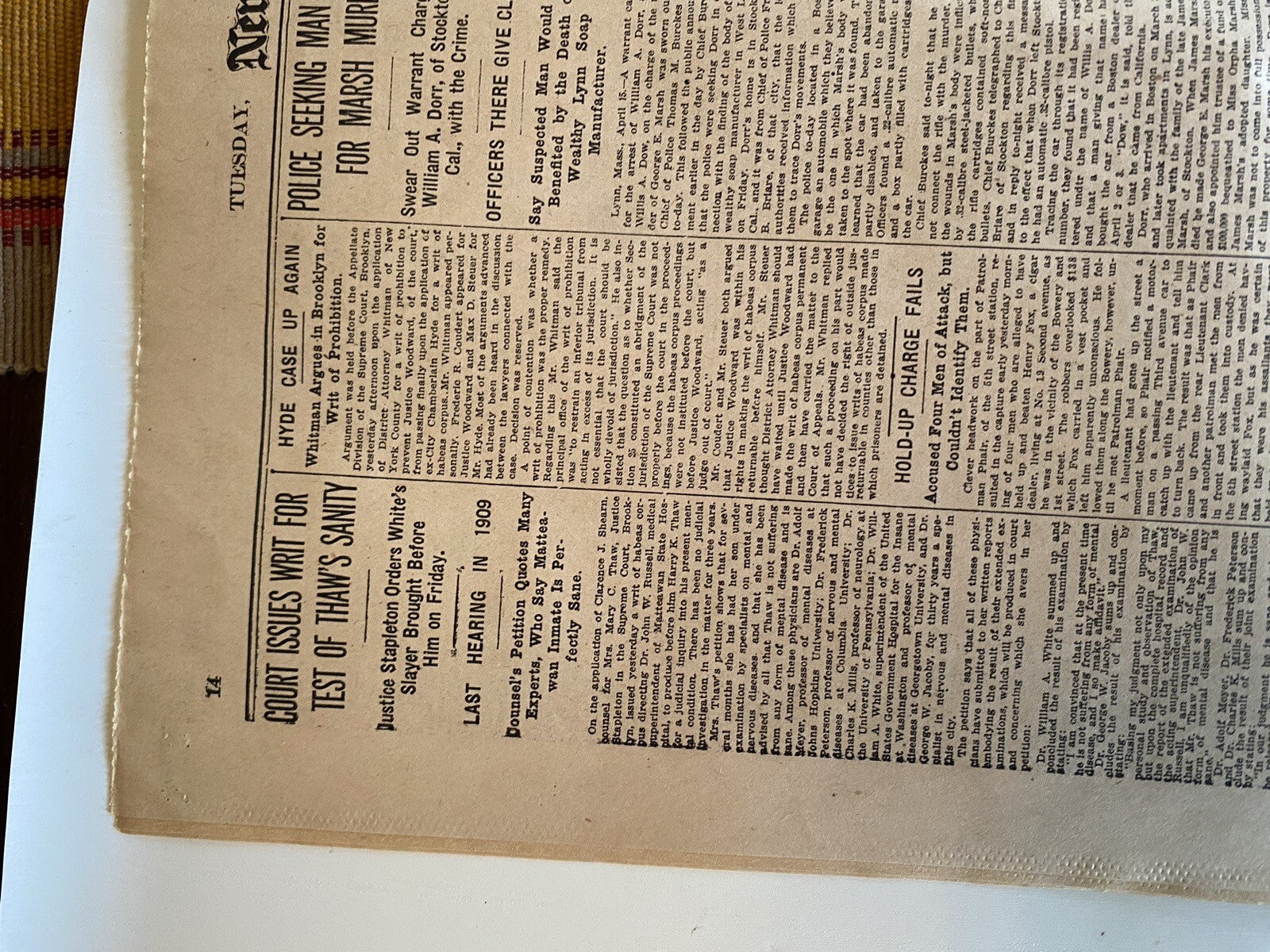 Titanic Sinks!  New York Tribune Newspaper April 16, 1912 Reprint