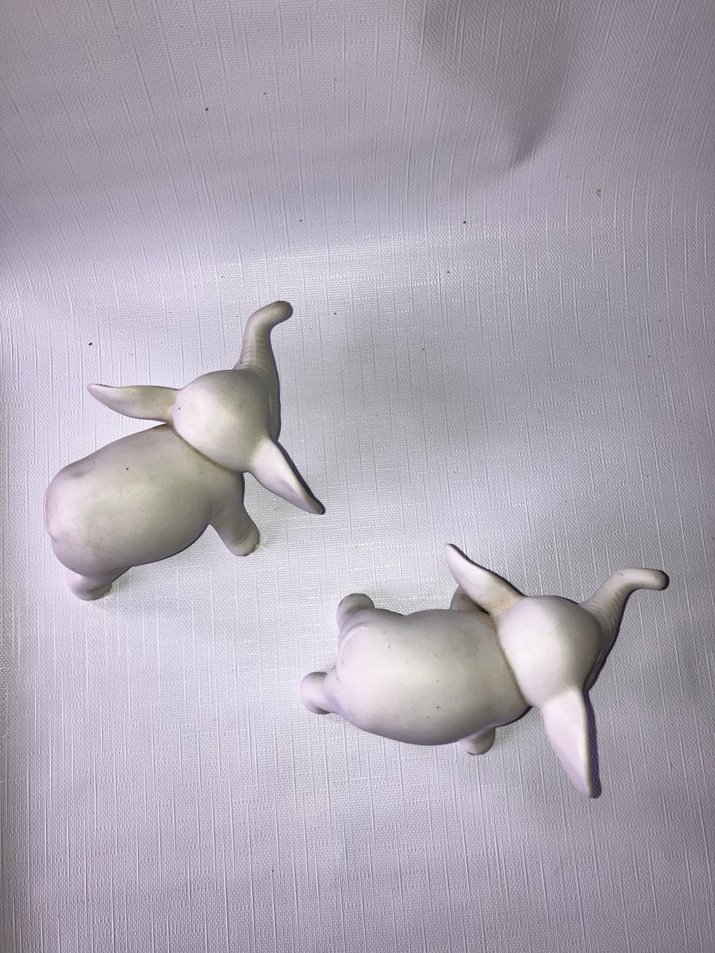 Vintage/ MCM Ceramic ArtMart Grey And Gold Pair EVC