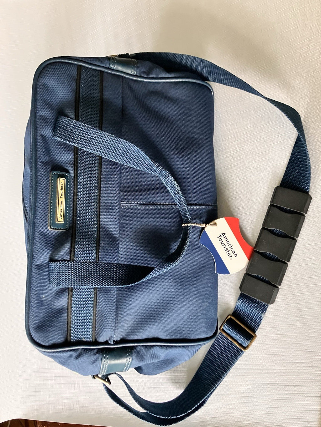Vintage American Tourister Carry On Blue Luggage