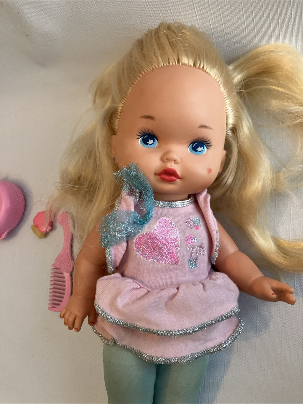 Lil’ Miss Sparkle 1988 Doll With Accessories 