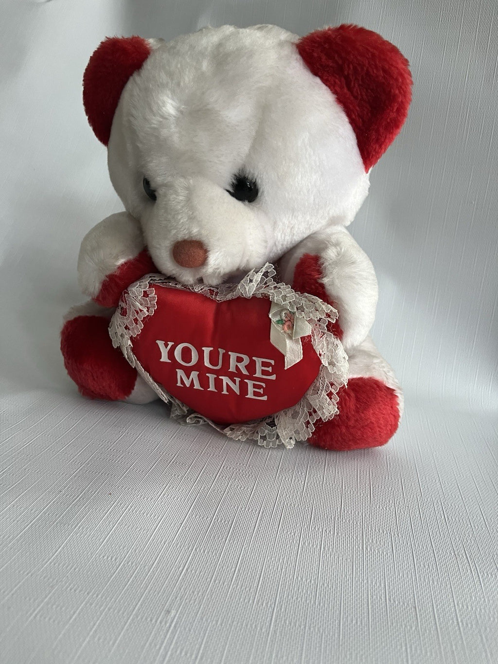 Vintage Lemonwood Asia Ltd. Valentines “You’re Mine” Heart Teddy Bear