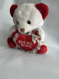 Vintage Lemonwood Asia Ltd. Valentines “You’re Mine” Heart Teddy Bear