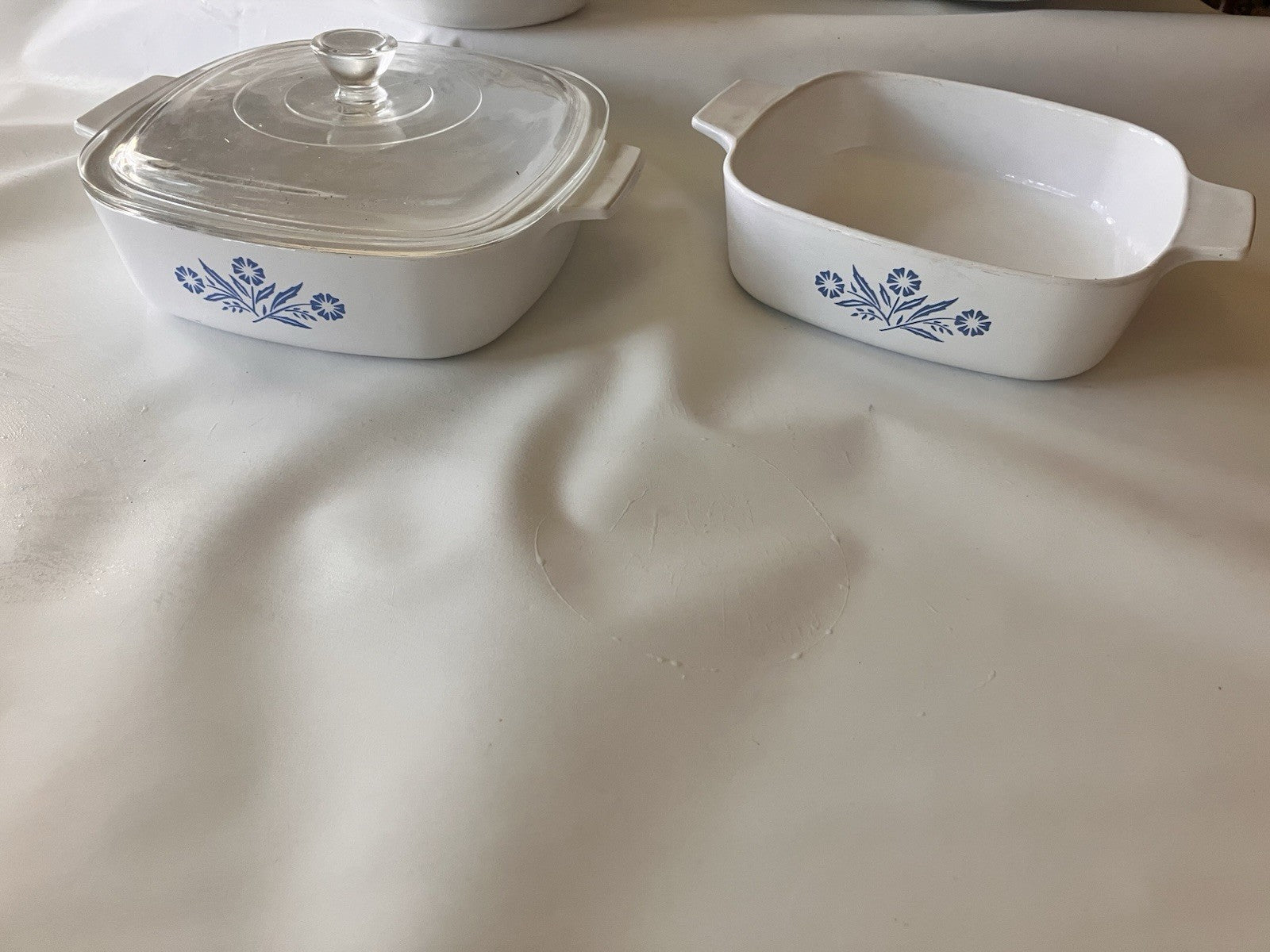 Vintage Blue Cornflower Corning-ware Variety Of 5 Pieces