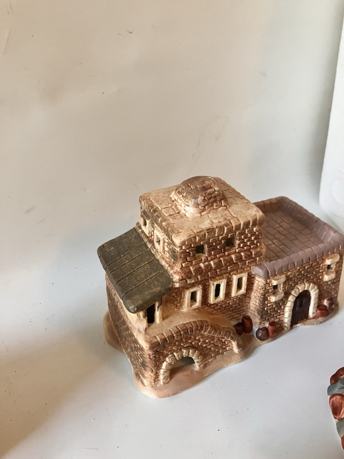 Vintage Ceramic Little Town Of Bethlehem’s Nativity Scene With Original Box
