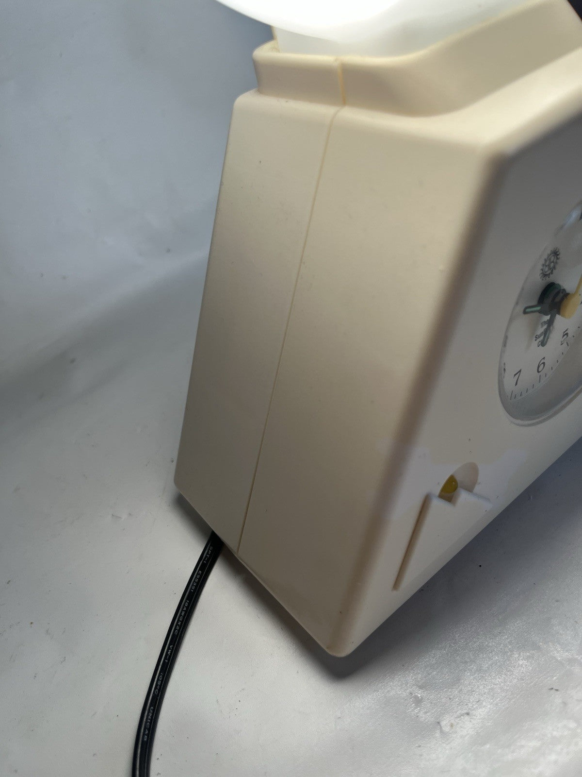 Bio Brite Sunrise Alarm Clock Vintage Tested And Working.