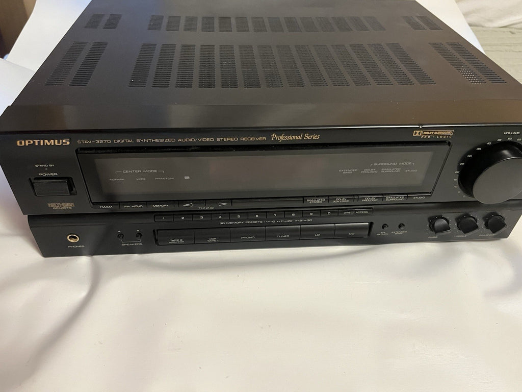 Optimus Professional Series Stav-3270 Receiver-Working