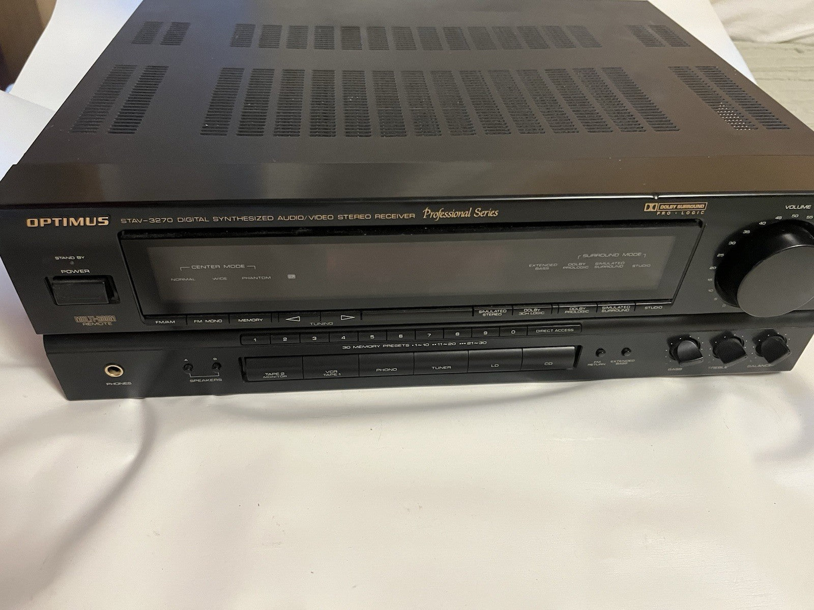 Optimus Professional Series Stav-3270 Receiver-Working