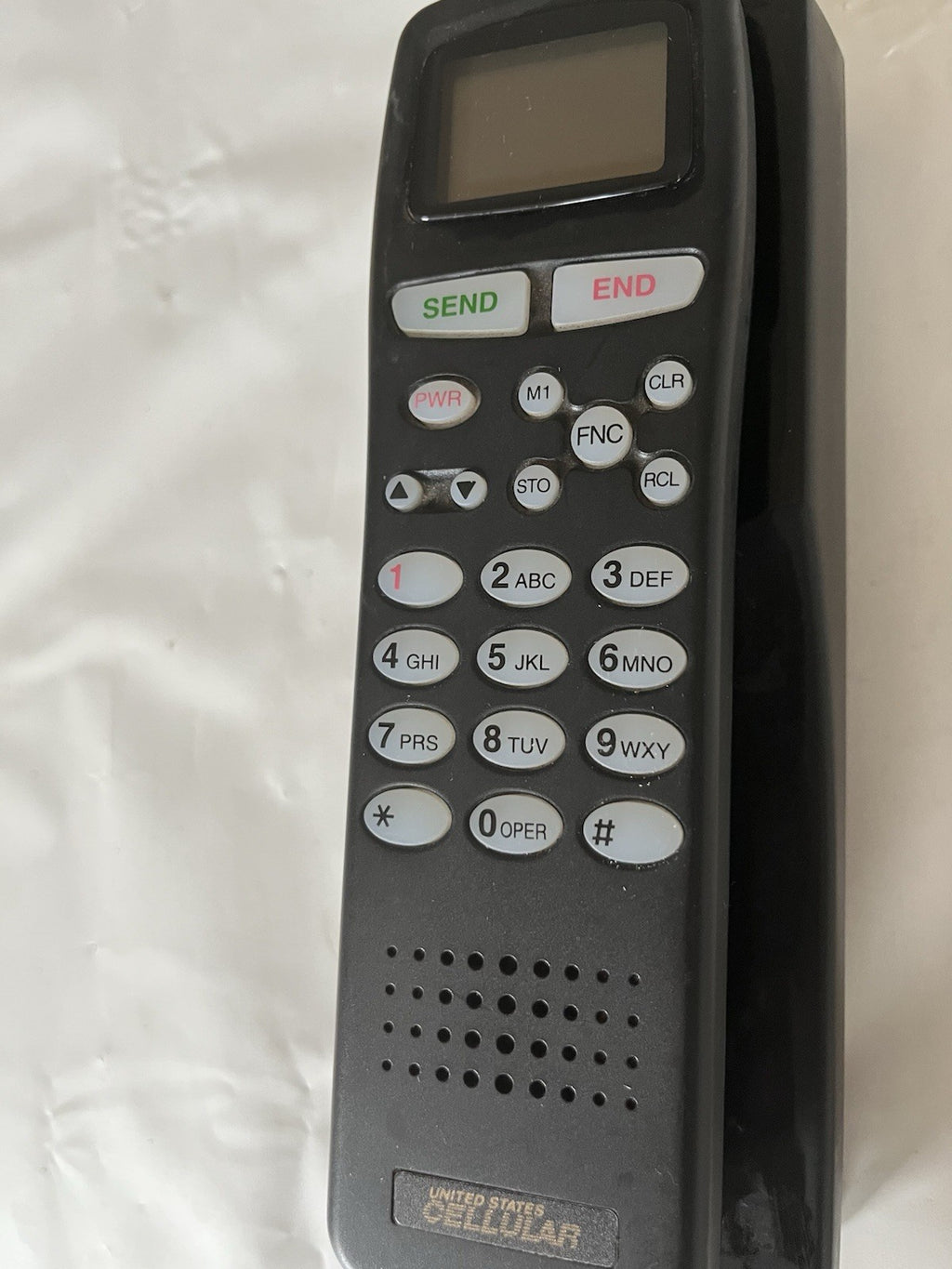 Vintage Audiovox U. S. Cellular Bag Phone, Original Manual, No Bag.
