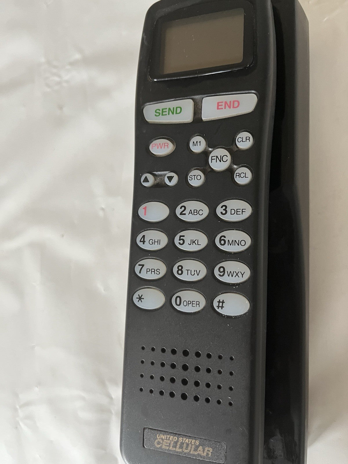 Vintage Audiovox U. S. Cellular Bag Phone, Original Manual, No Bag.
