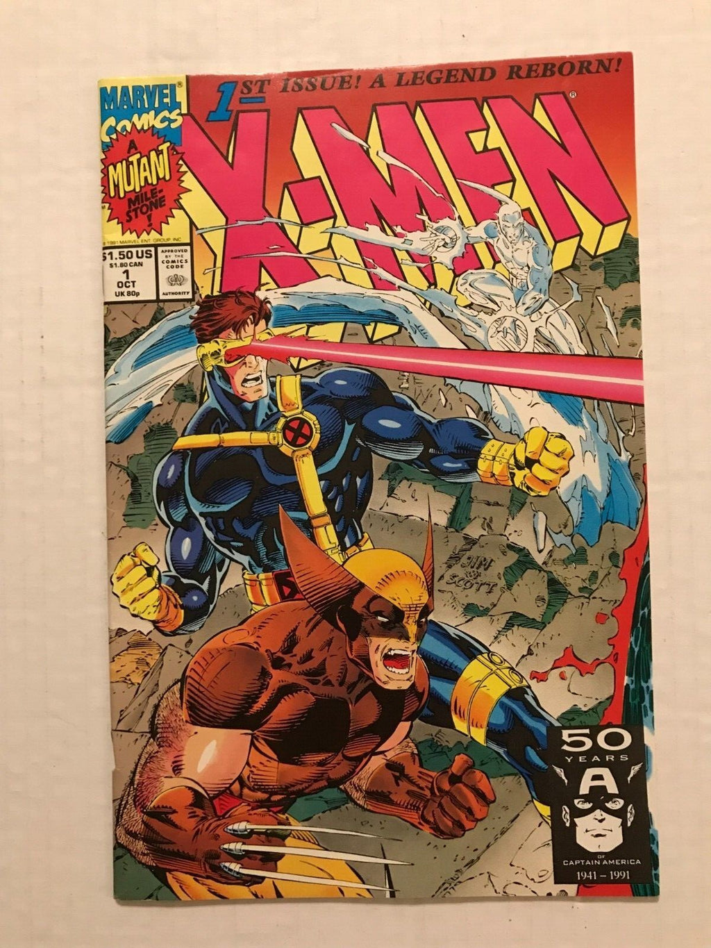 X-Men #1 -2 Different Covers X-Men #2 LOT of 3 1991
