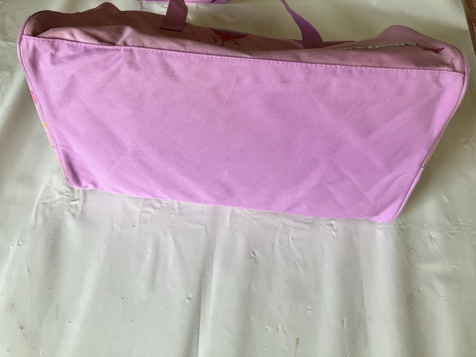 Y2K Pink Care Bear Duffle Bag. EUC With Accessory Bag By FAB Starpoint
