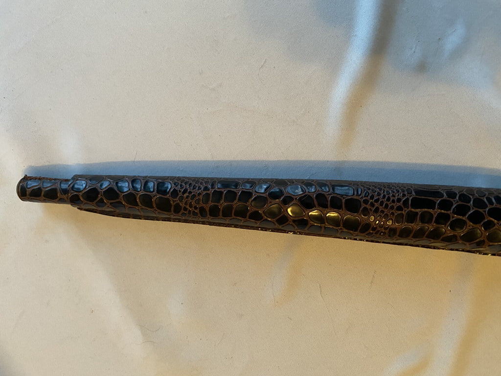 1950s Faux Alligator Skin Umbrella
